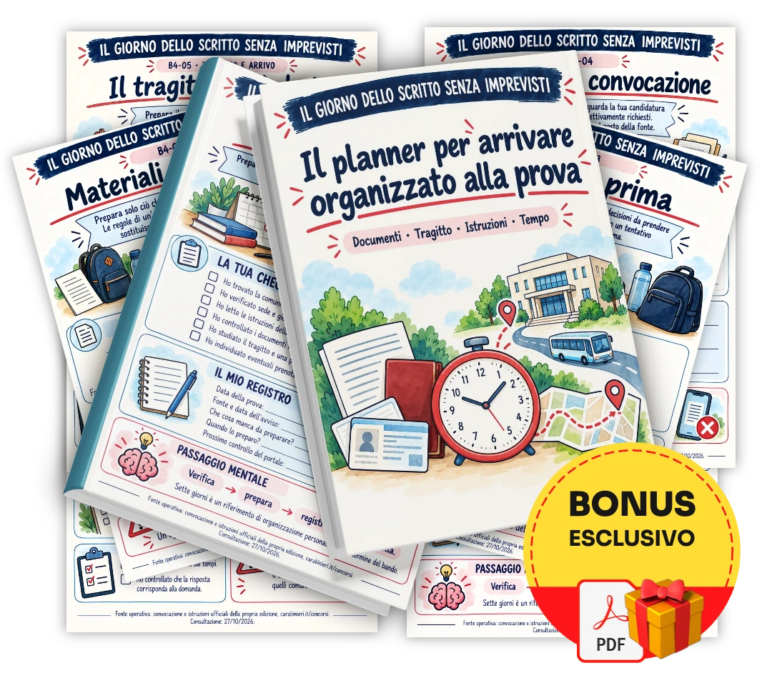 Il Giorno dello Scritto Senza Imprevisti